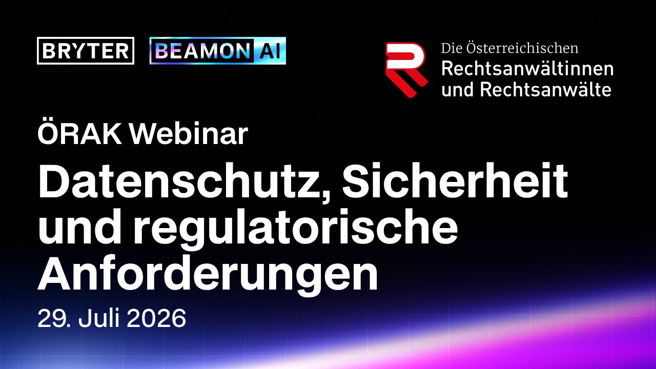 Datenschutz, Sicherheit und regulatorische Anforderungen