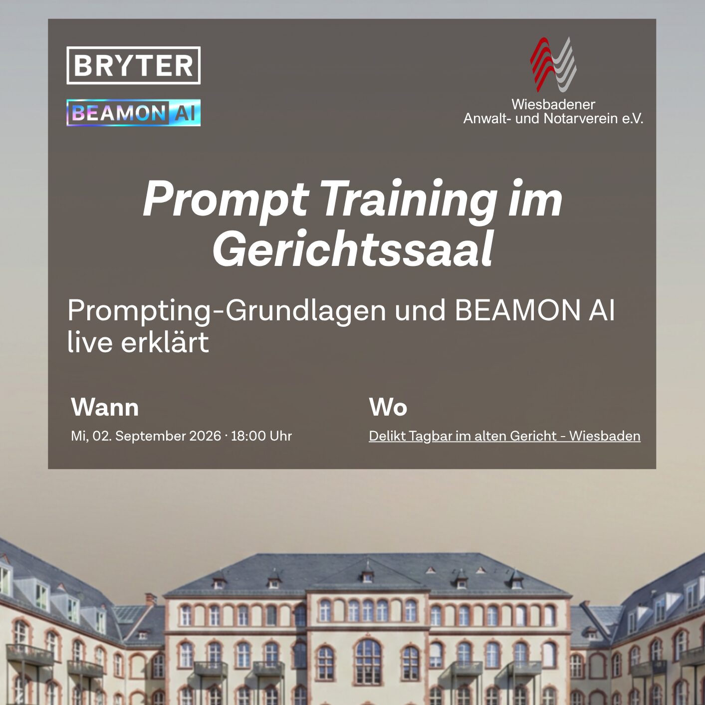 Prompt Training im Gerichtssaal